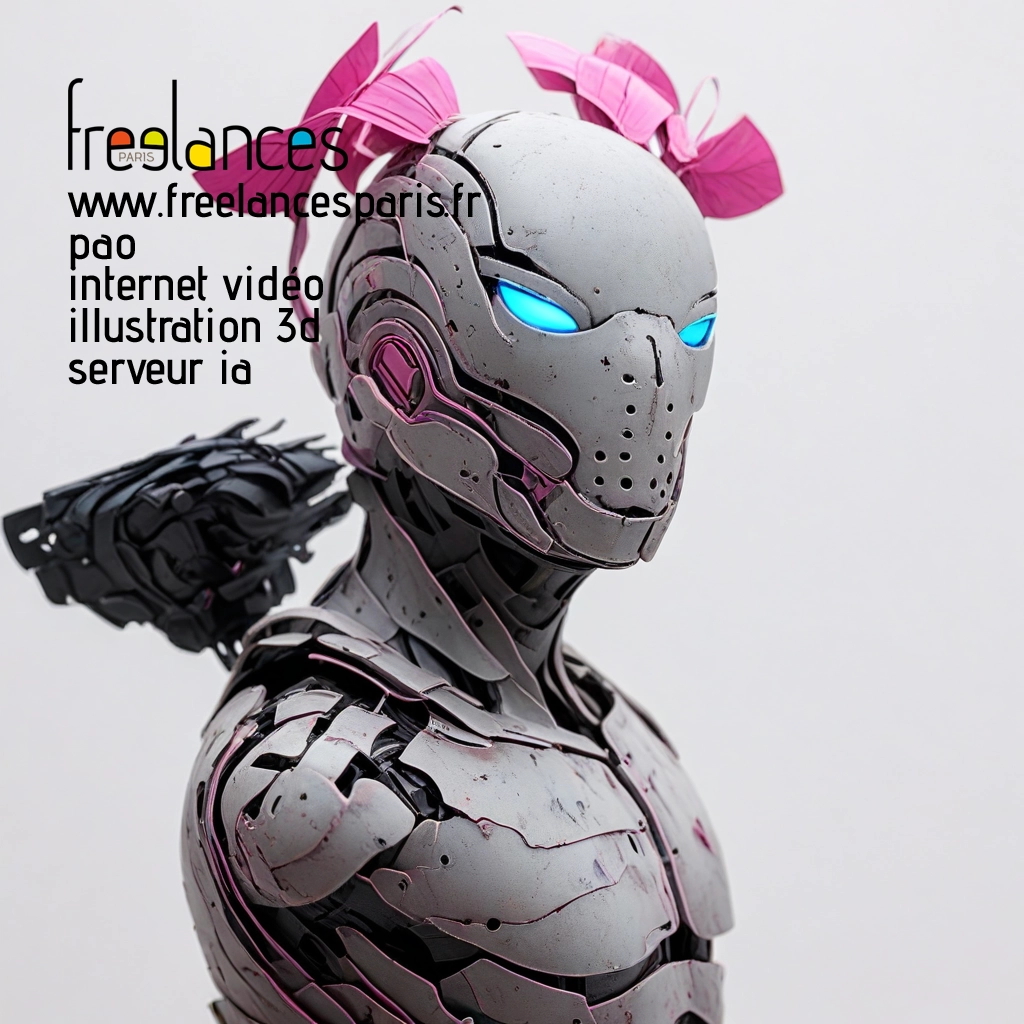 Pao mise en page internet vidéo illustration 3d serveur image IA générative AI freelance paris studio de création magazines BZVPYRN0